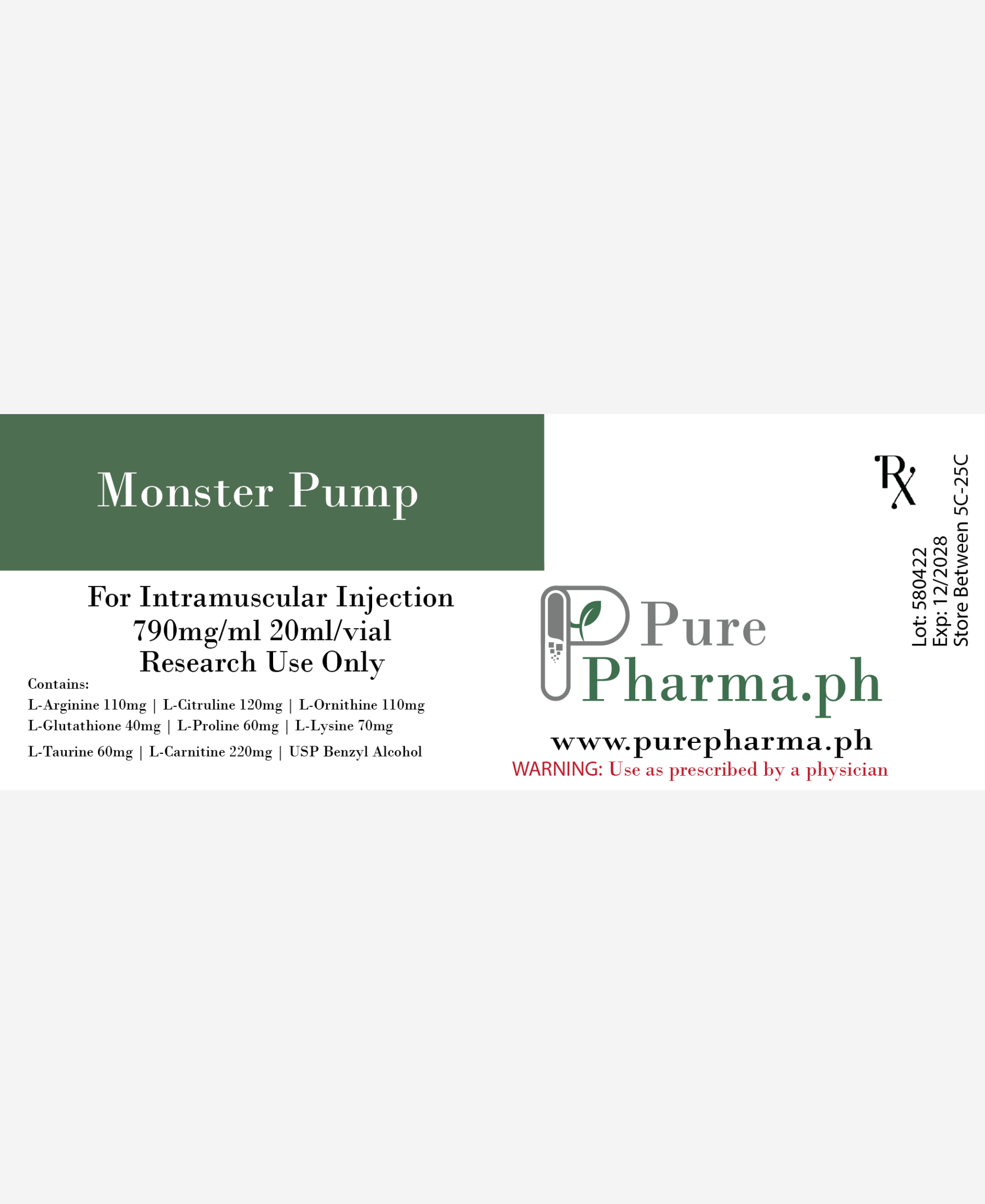 Monster Pump - 20ml/vial