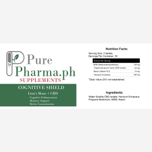 Cognitive Shield - Lion’s Mane + CBD