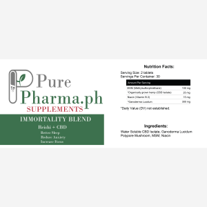 Immortality Blend - Reishi + CBD