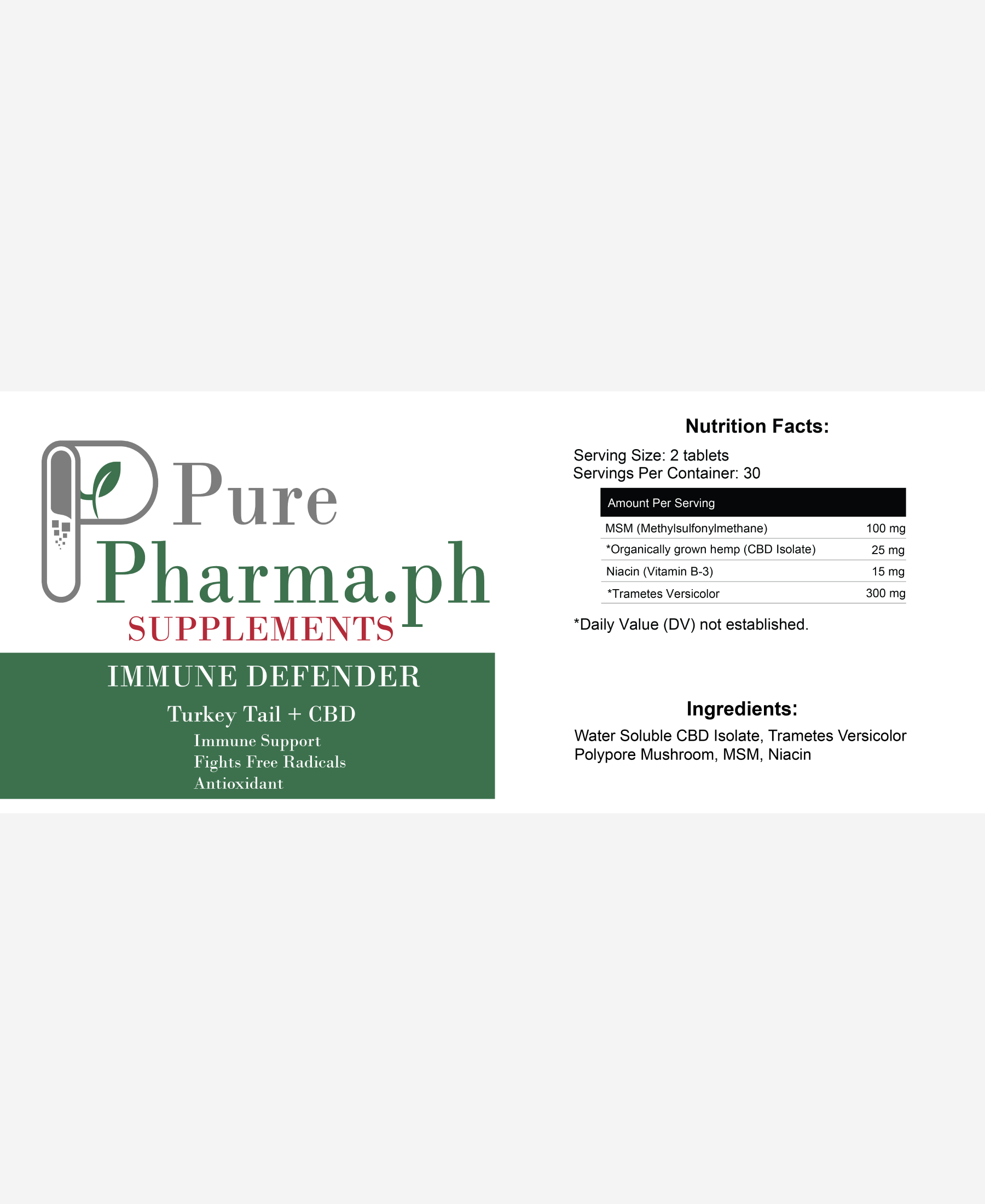 Immune Defender - Turkey Tail + CBD