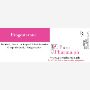 Progesterone Capsules 100 mg – 30 Count (Women’s Line)