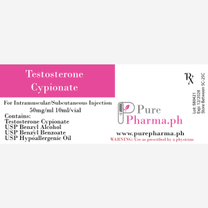 Testosterone Cypionate 50 mg/mL – 10 mL Vial (Women’s Line)
